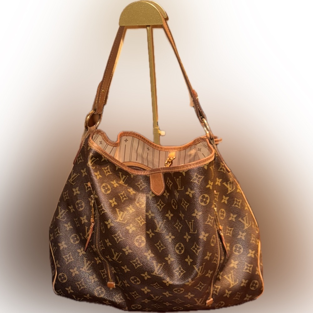 Louis Vuitton GM Delightful Monogram Brown Shoulder Bag